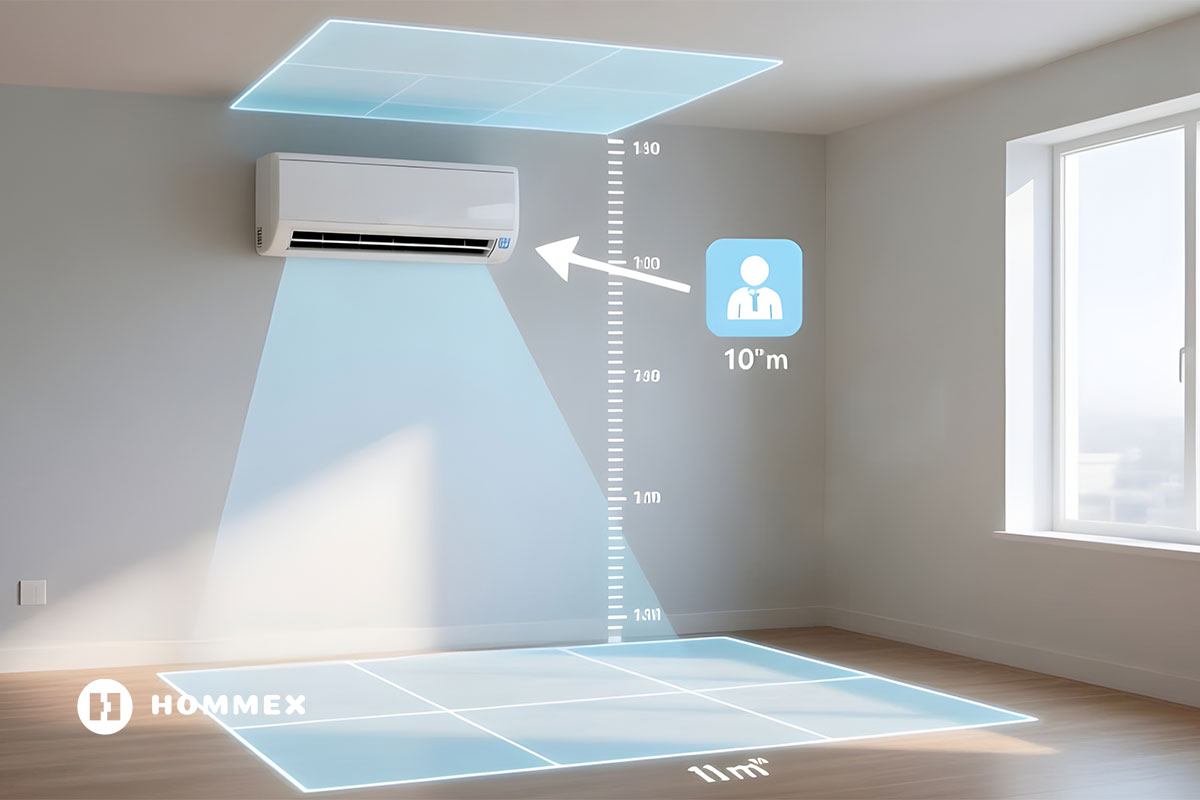 جدول انتخاب ظرفیت کولر گازی بر اساس متراژ ۱۴۰۴